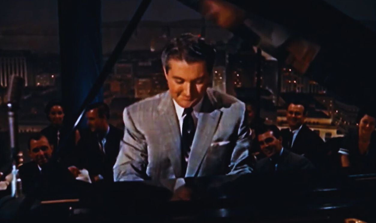 Screenshot from Sincerely Yours (1955)