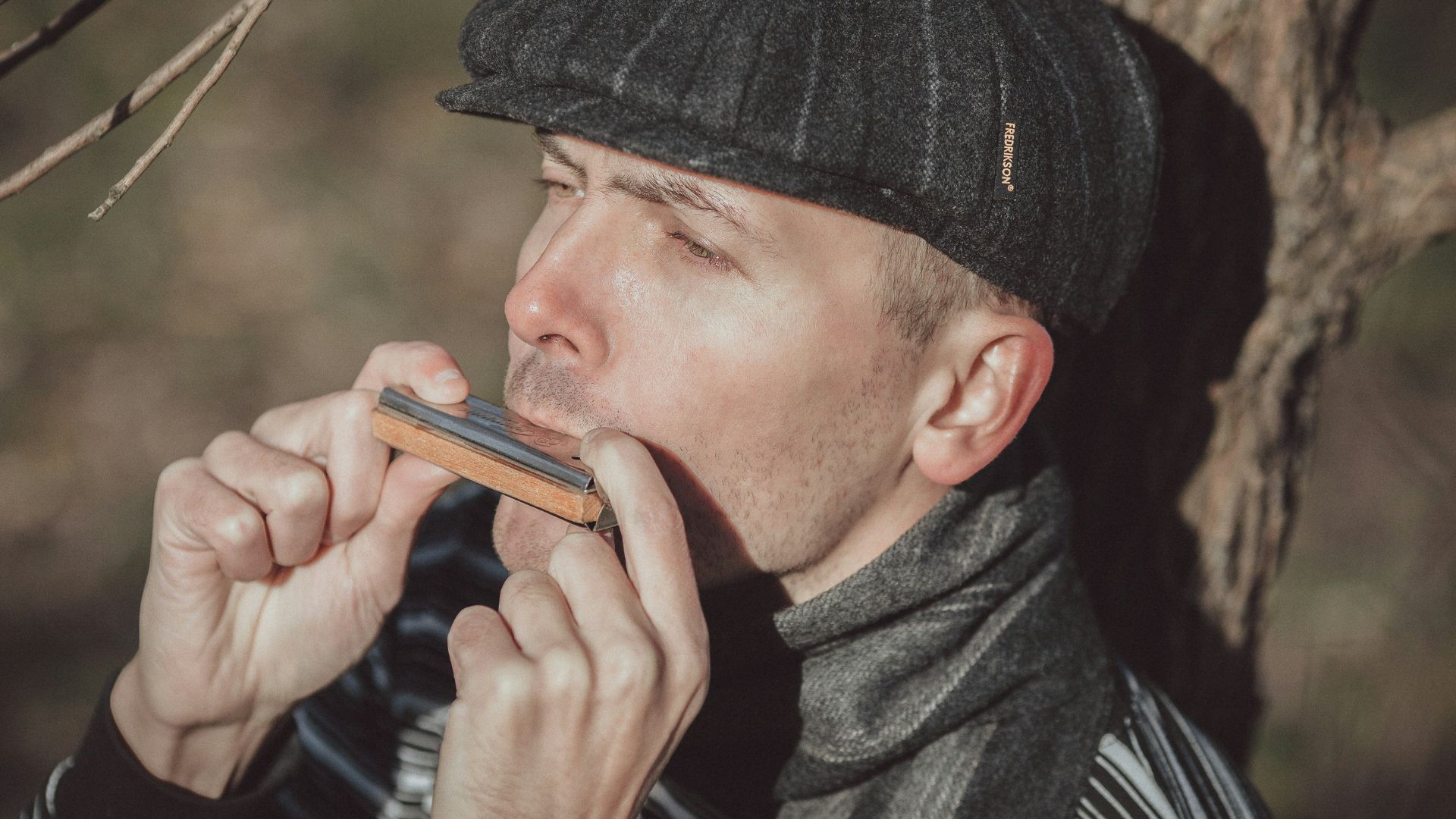 a man smoking a cigar