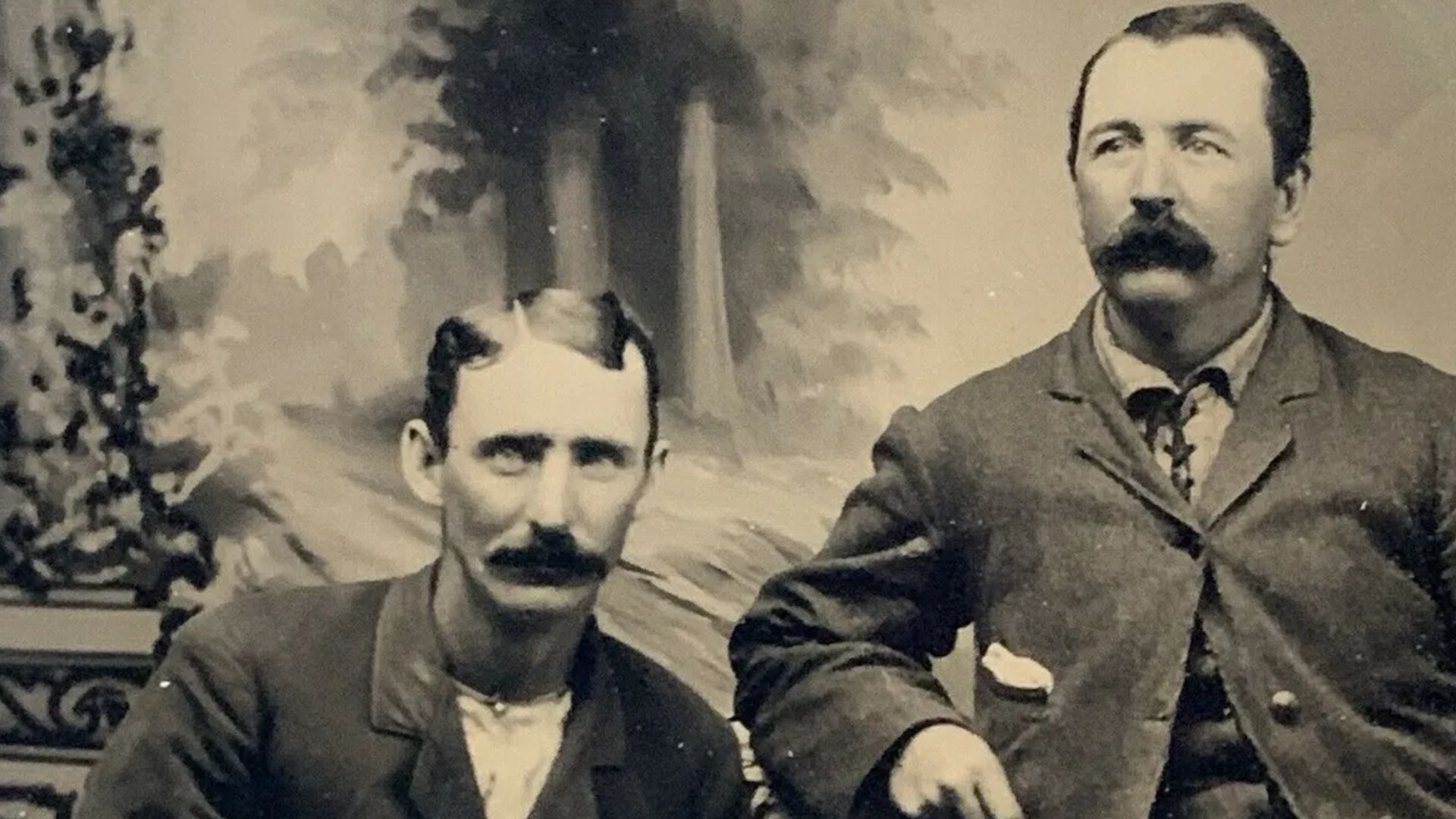 File:PAT GARRETT and WILLIAM JAMES BRADY.webp