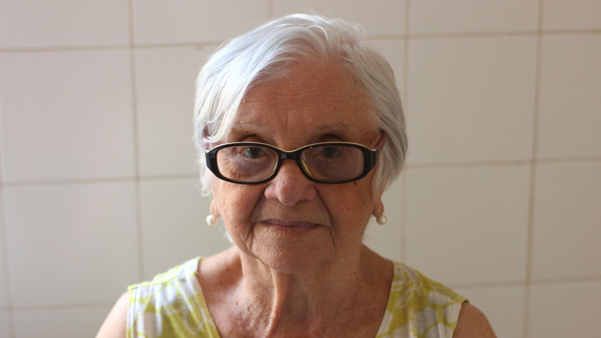 a person wearing glasses