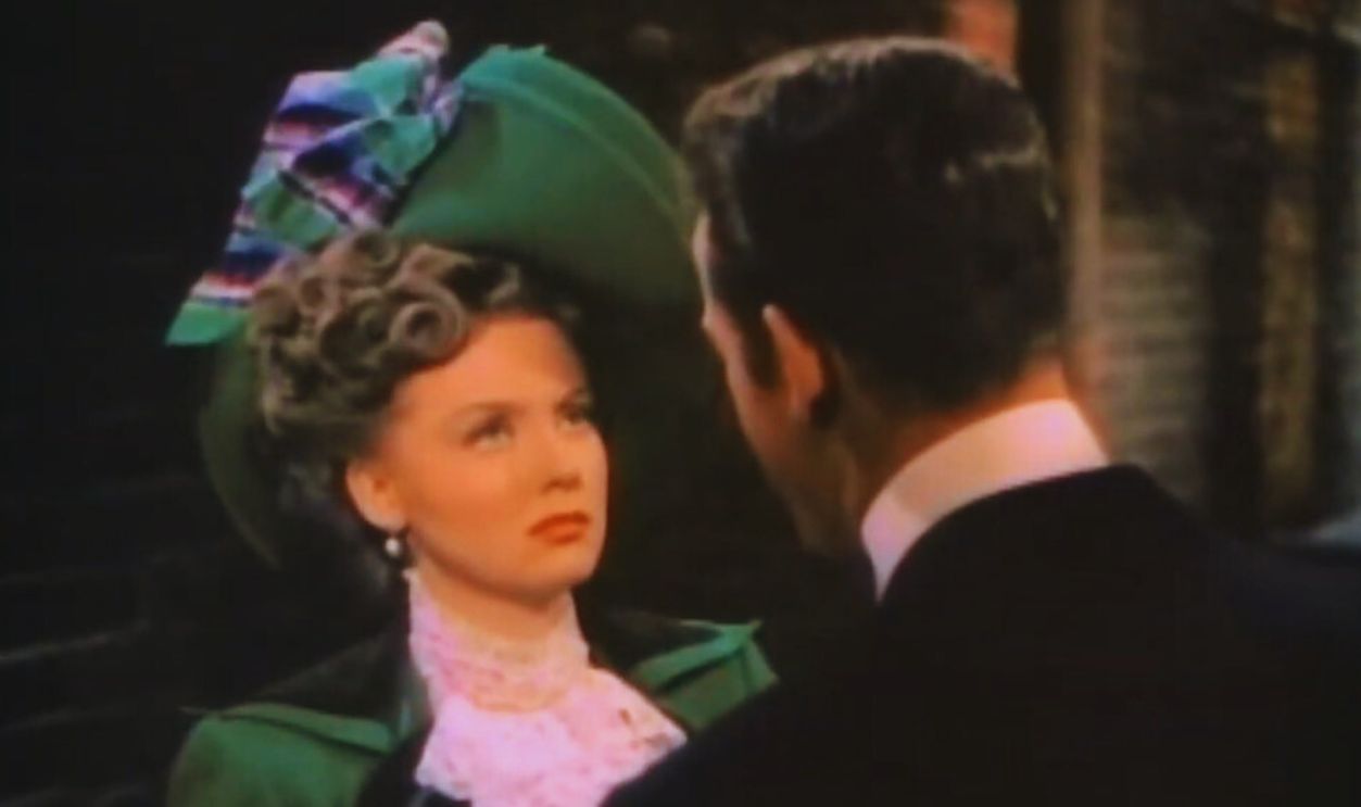  Screenshot from I Wonder Who’s Kissing Her Now (1947)