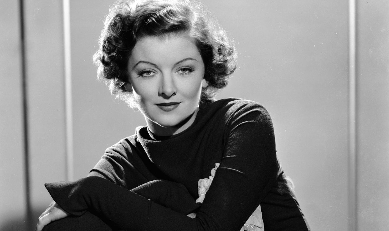 American actress Myrna Loy (1905 - 1993).