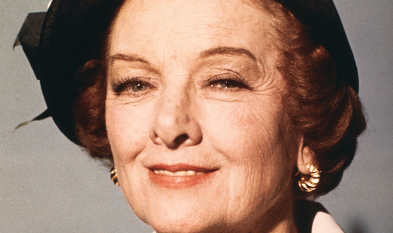 Myrna Loy in still from Airport 1975.
