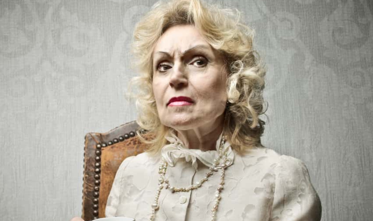 Senior Rich Woman Having A Cup Of Tea, Shutterstock, 80317417