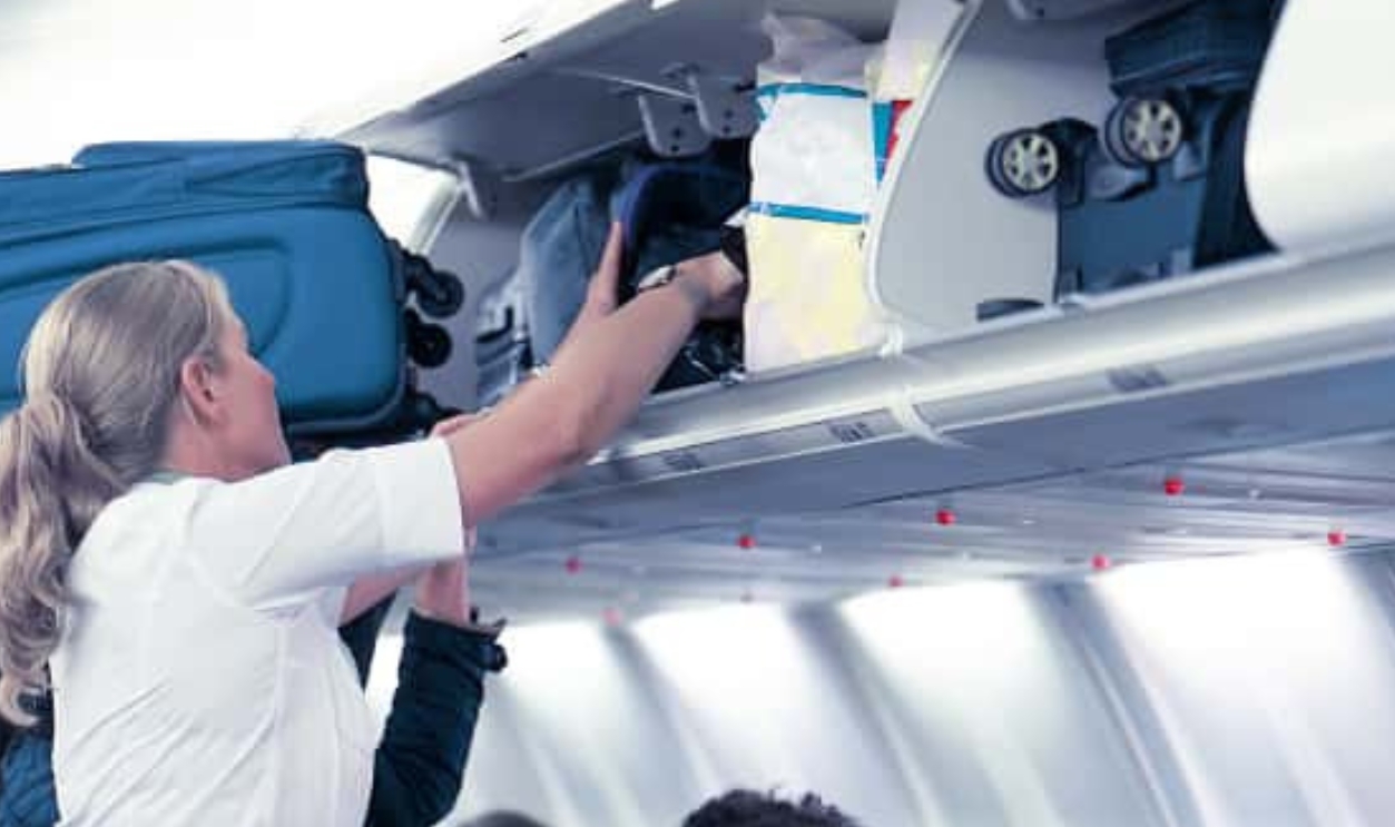 The Stewardess Helps The Passengers, Shutterstock, 1311214628