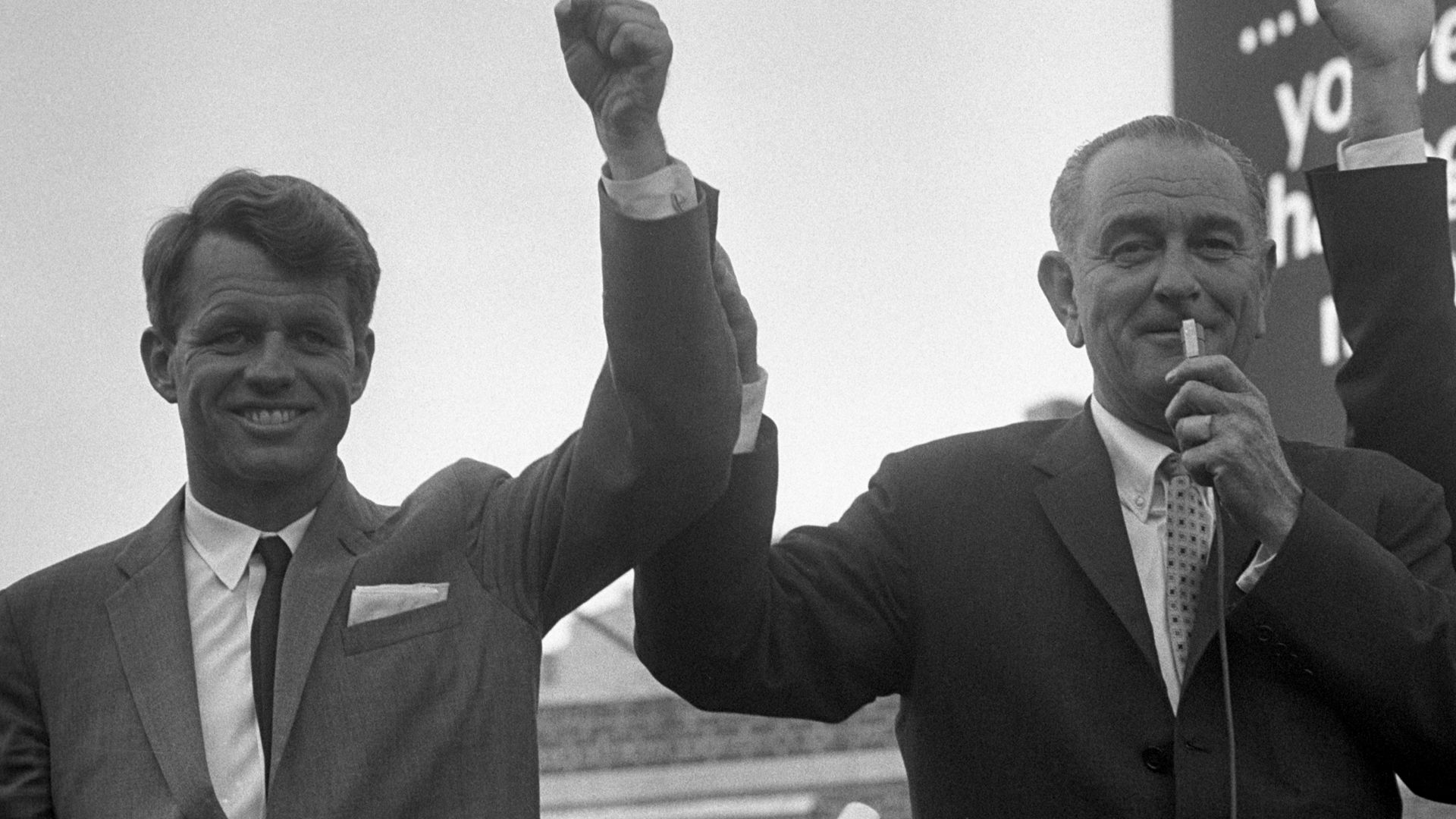 File:LBJ and RFK campaign 1964 (cropped1).jpg