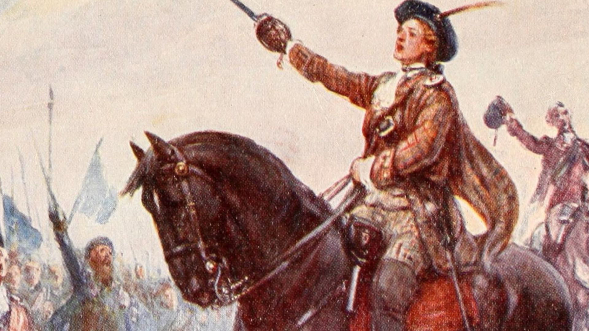 File:Gentlemen he cried, drawing his sword, I have thrown away the scabbard.jpg