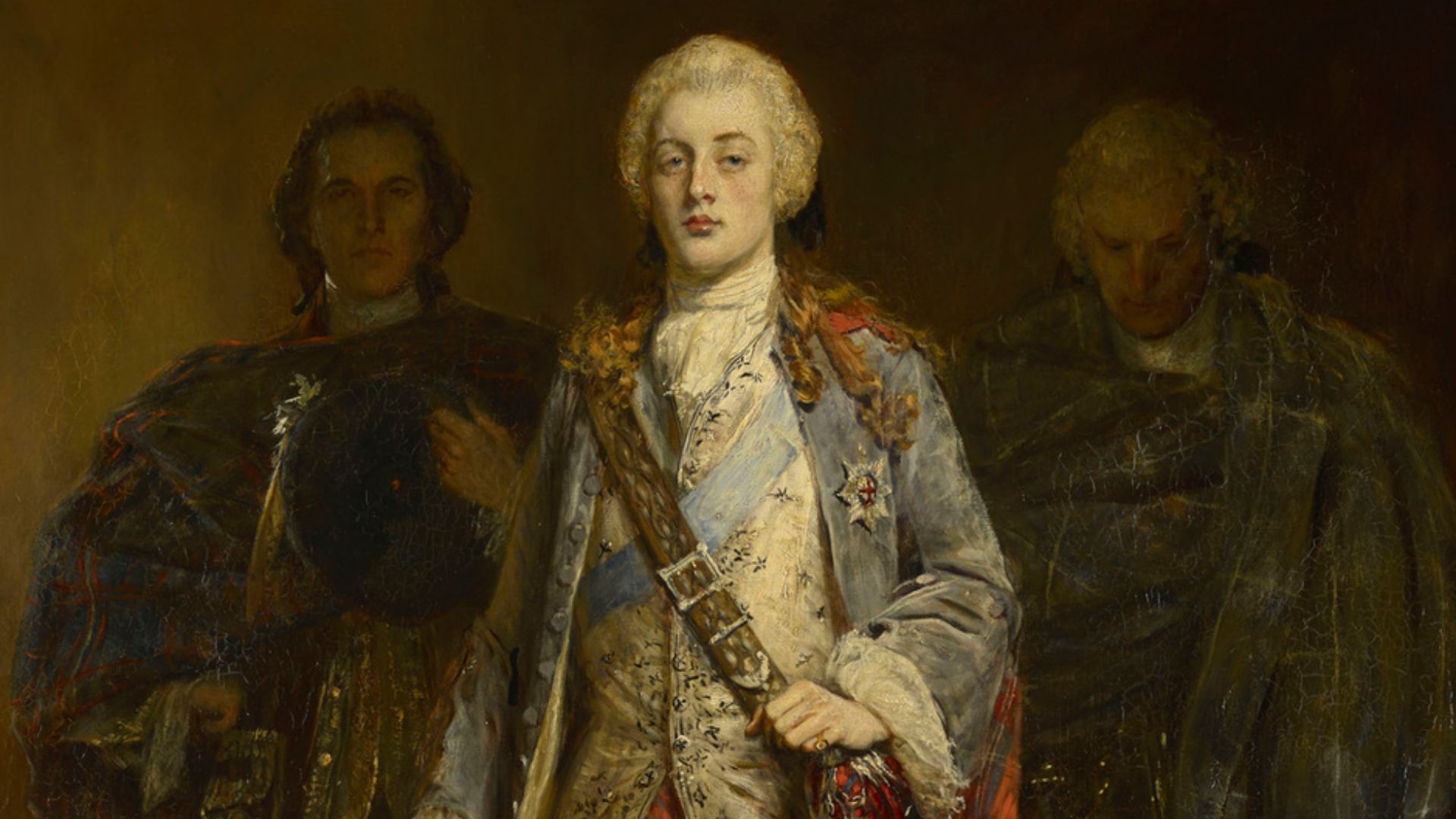 File:John Pettie (1834-93) - Bonnie Prince Charlie Entering the Ballroom at Holyroodhouse - RCIN 401247 - Royal Collection.jpg