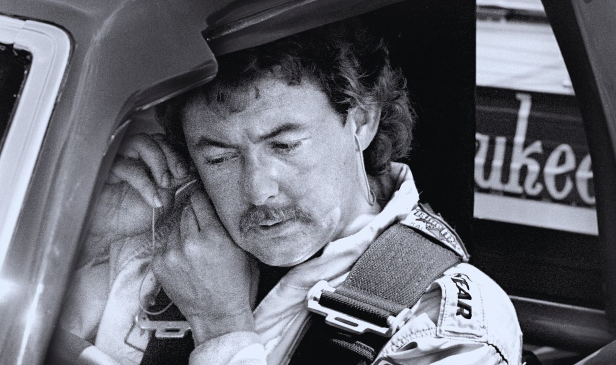Gettyimages - Tim Richmond at 1984 Daytona 500 NASCAR race DAYTONA BEACH, FLORIDA - FEBRUARY 1984: NASCAR driver Tim Richmond sits in his racecar prior to the start of the 1984 Daytona 500 stock car race at Daytona International Speedway in Daytona Beach, Florida. 