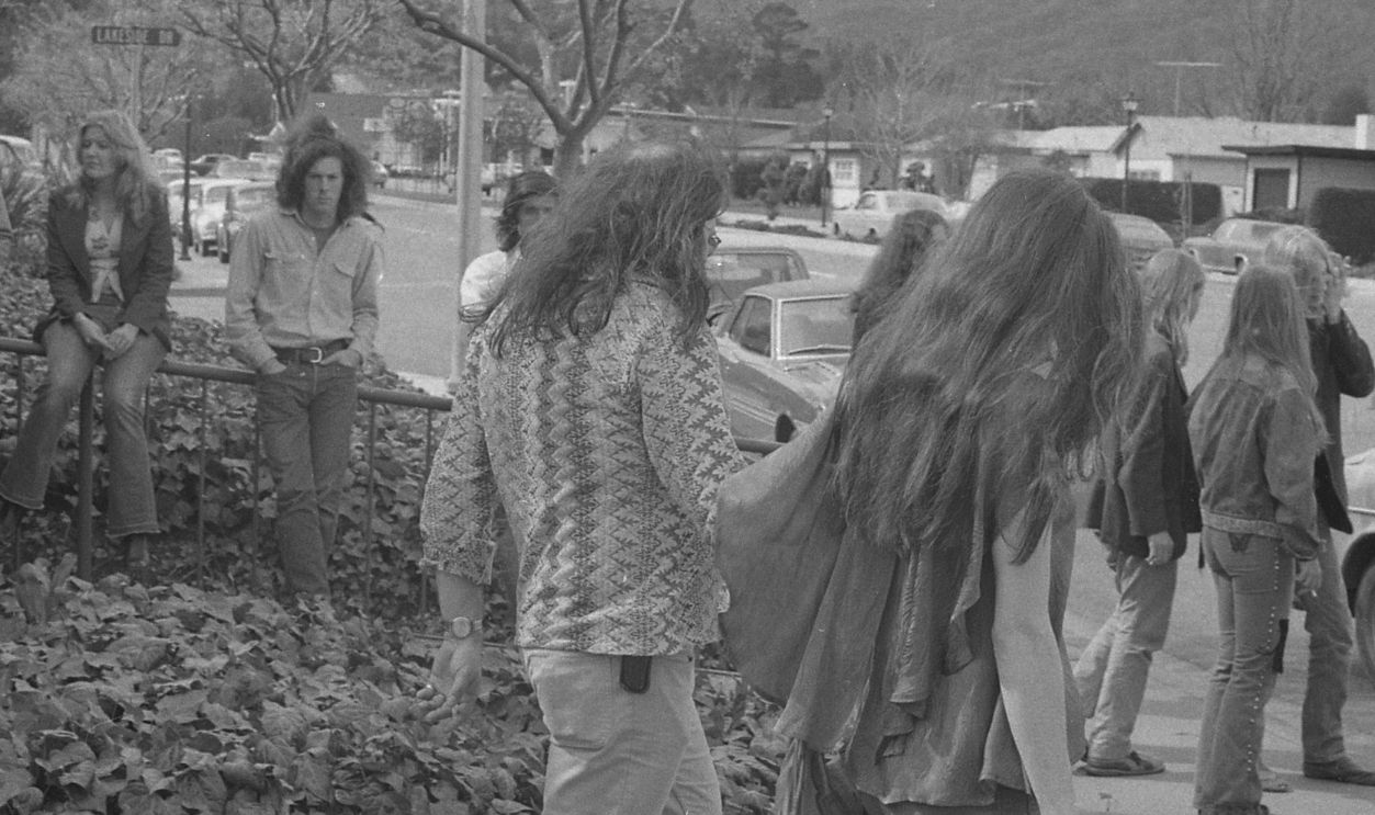 Grateful Dead at the funeral of Ron 
