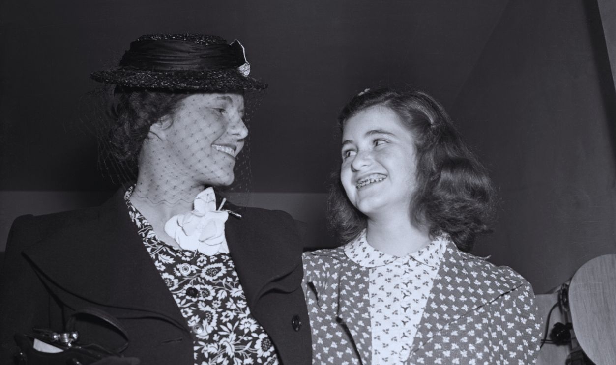 Gettyimages - 515240908, Rosemary Kennedy Greeted by Sister Jean Arriving from Europe by clipper, Rosemary Kennedy (left), daughter of Joseph Kennedy, Ambassador to England, is greeted by sister Jean.