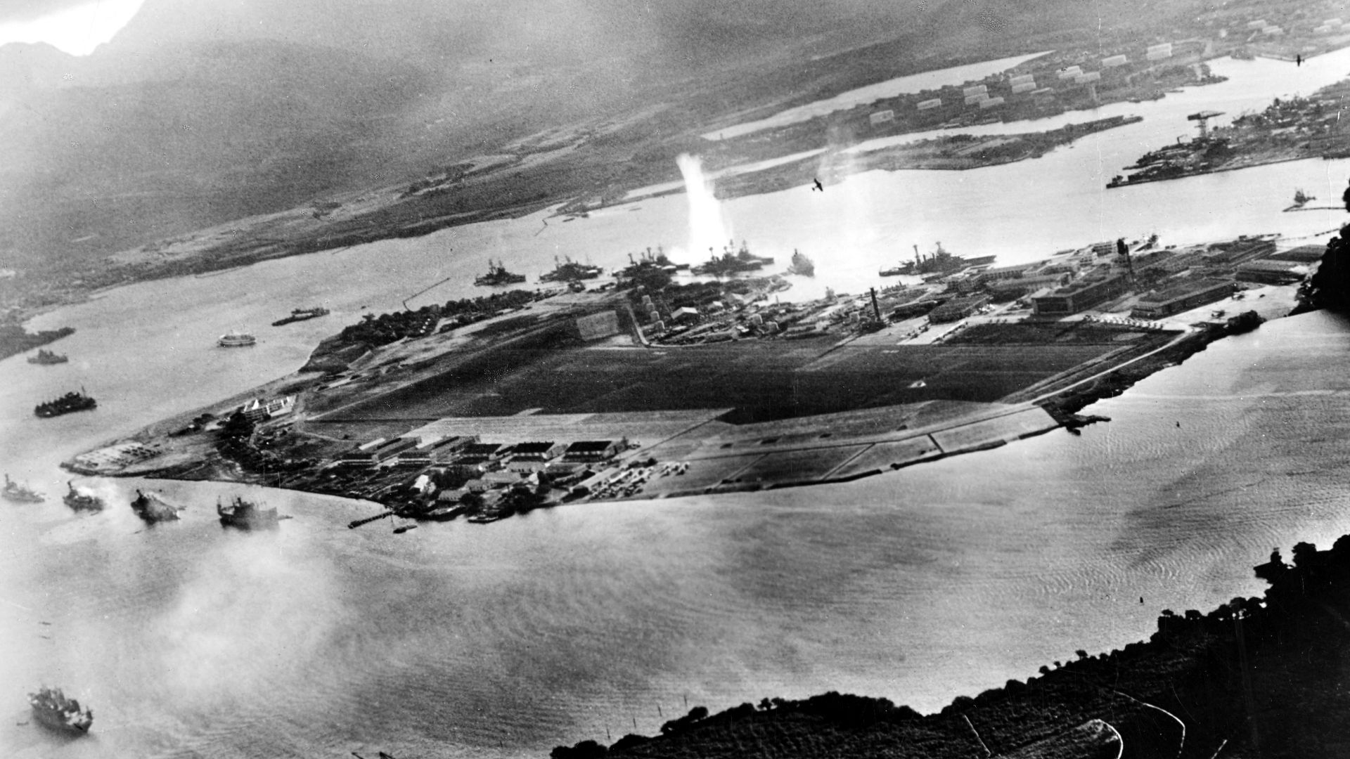 File:Attack on Pearl Harbor Japanese planes view.jpg