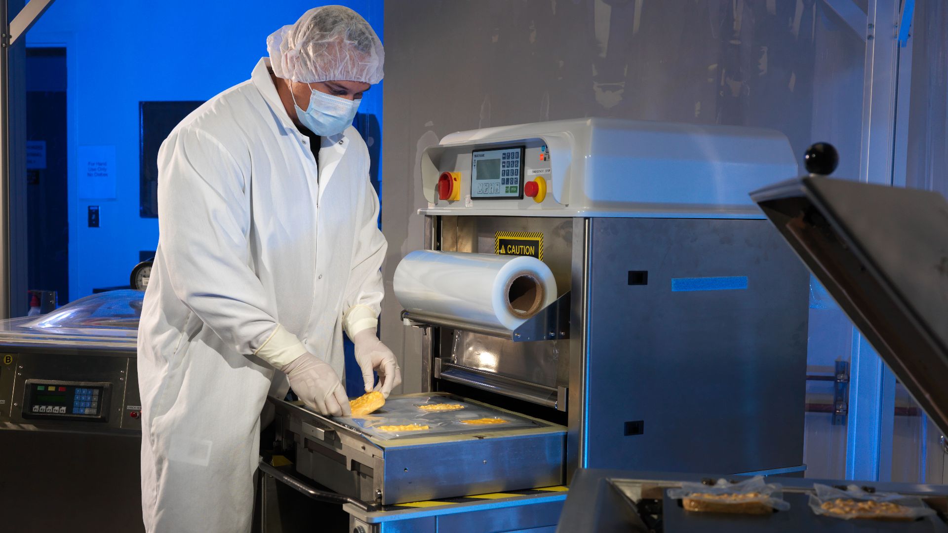 File:Food lab scientist packages food for spaceflight at Space Food Lab.jpg