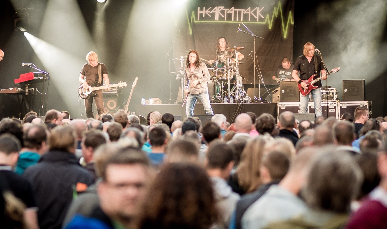 Festival Rock Concert Scene