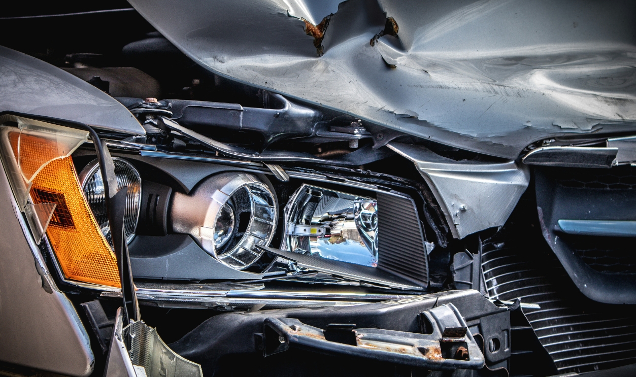 Silver And Black Car