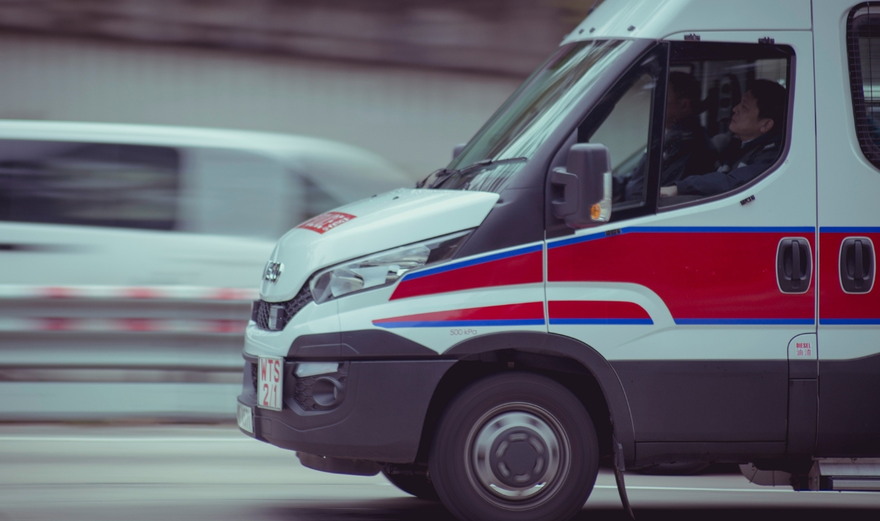 White And Red Vehicle