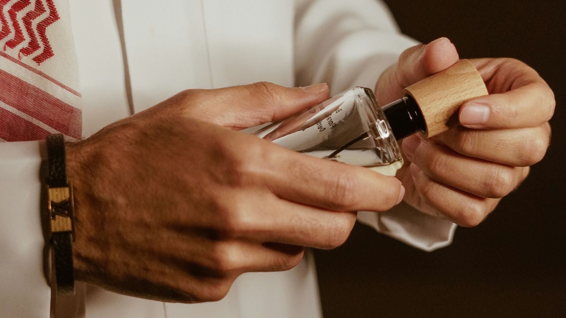 a close up of a person holding a knife