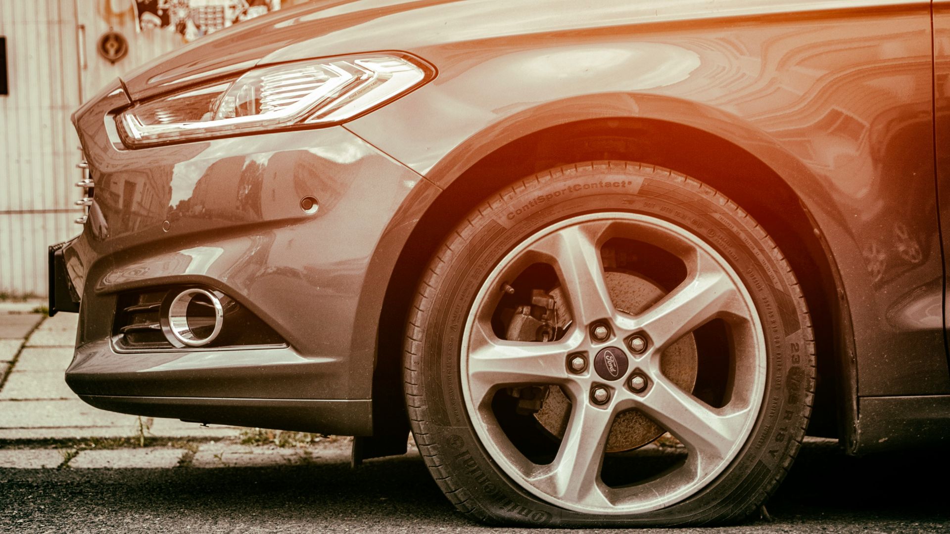 red mercedes benz c class