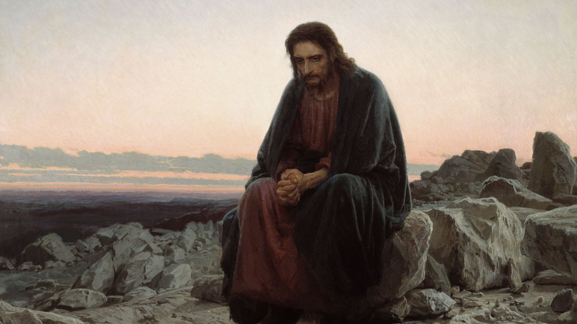File:Christ in the Wilderness - Ivan Kramskoy - Google Cultural Institute.jpg