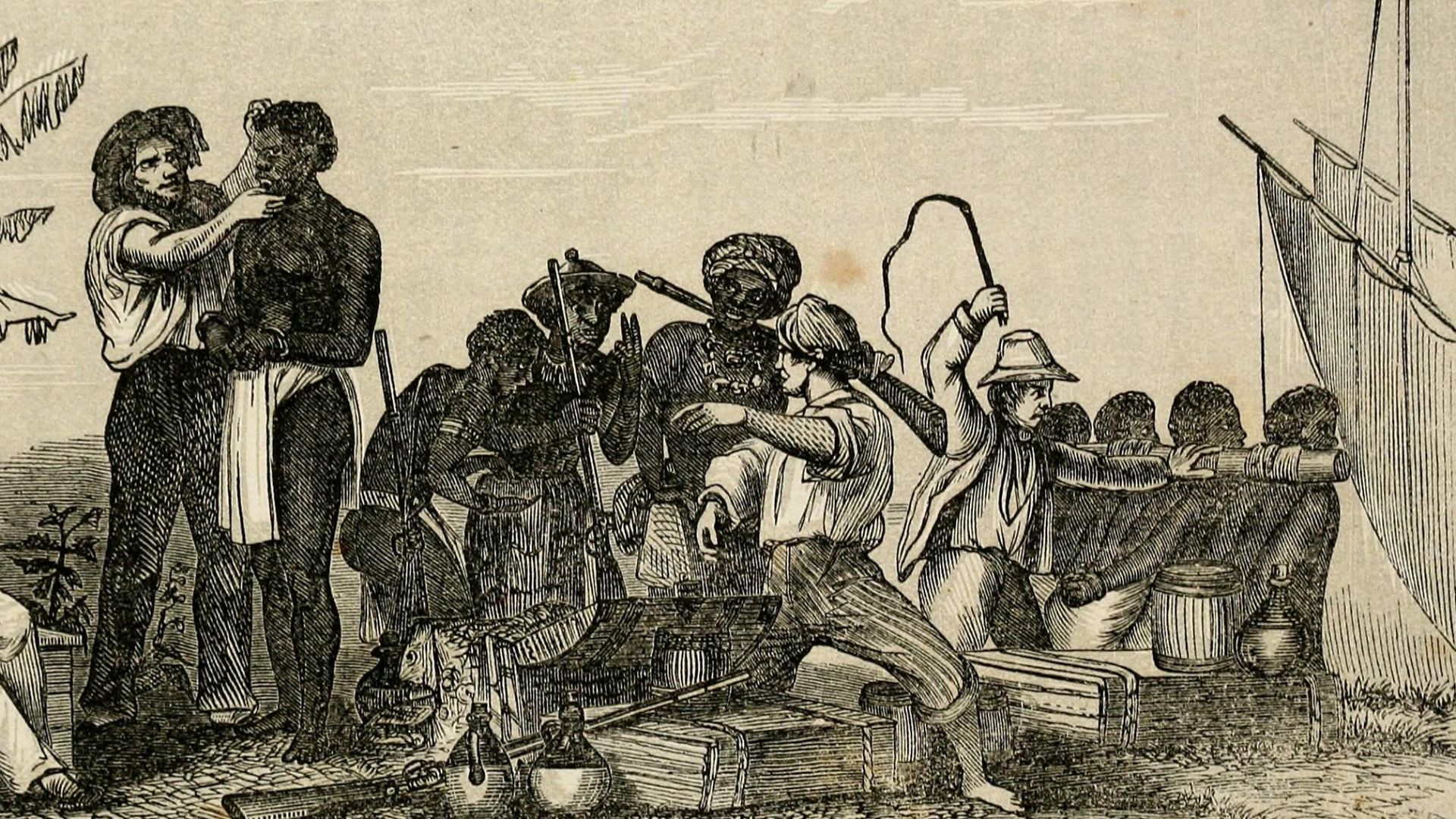File:The history of slavery and the slave trade, ancient and modern - the forms of slavery that prevailed in ancient nations, particularly in Greece and Rome; the African slave trade and the political (14804912403).jpg