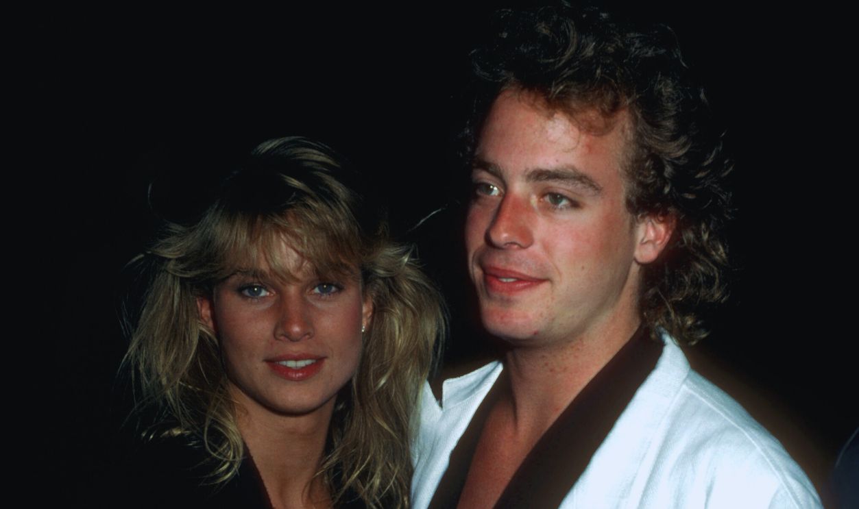 Gettyimages - 74748133, Leif Garrett and Nicolette Sheridan at Spago's - September 25, 1984