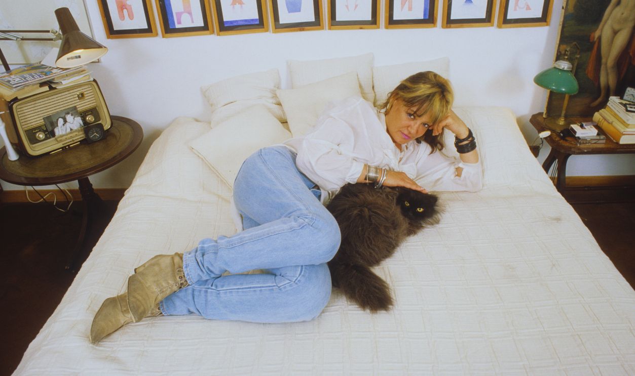 Gettyimages - 1135079248, Anita Pallenberg Actress, model and fashion designer Anita Pallenberg, Rome, Italy, 1986. She was the partner of Rolling Stones member Brian Jones and later of Keith Richards.