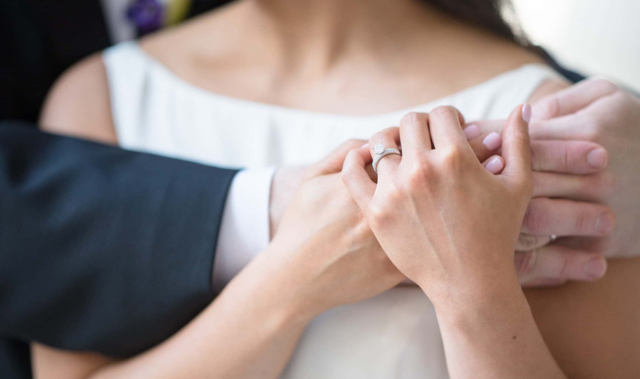 Hugging Woman From Behind