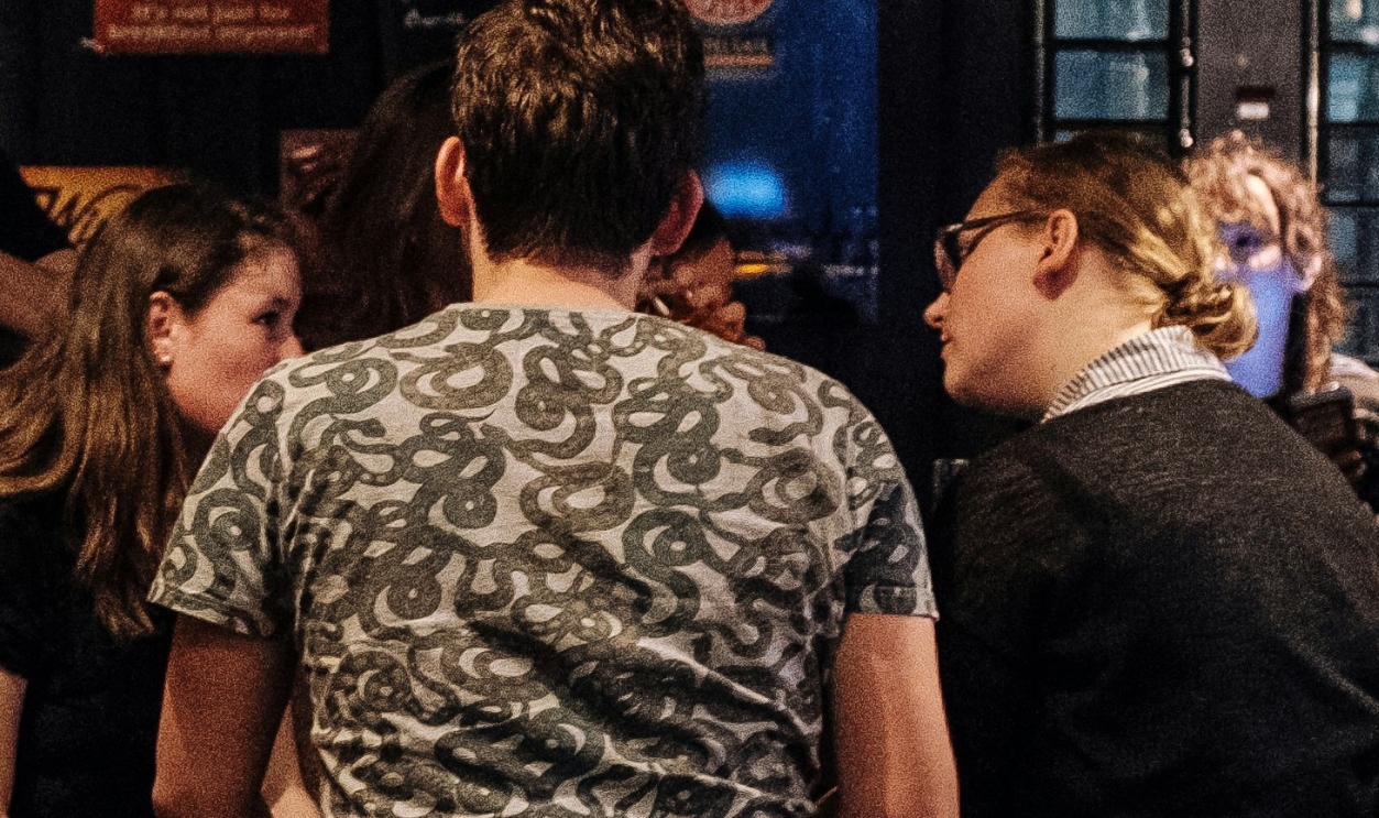 People Sitting On Bar