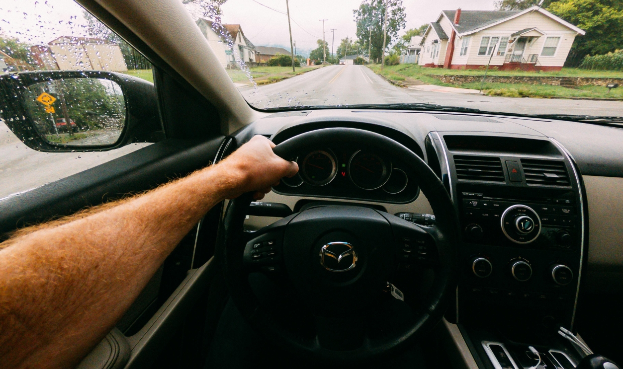 Black Mazda Steering Wheel