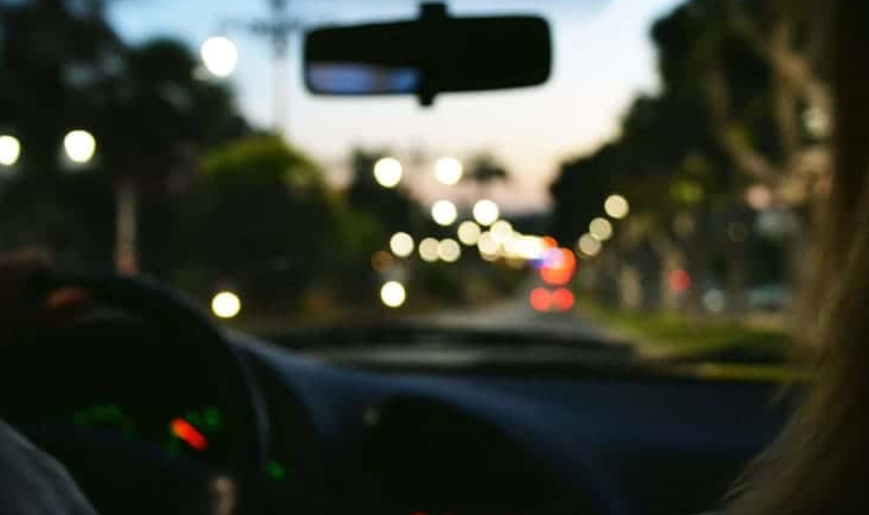 Driving Long Drive Sunset Car