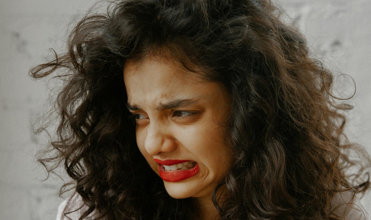 Woman In White Crew Neck T Shirt