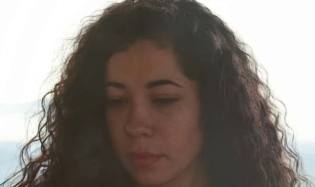 Woman With Curly Hair