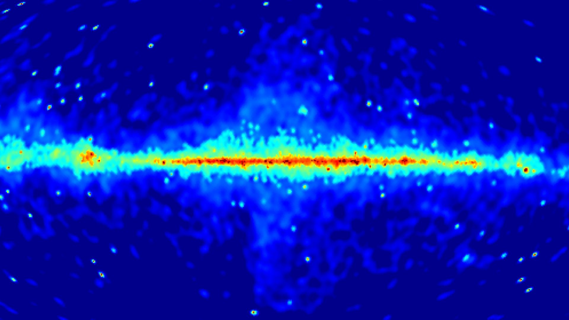 File:Fermi Gamma-ray Space Telescope 3 years of observations (energies larger than 10 GeV).jpg