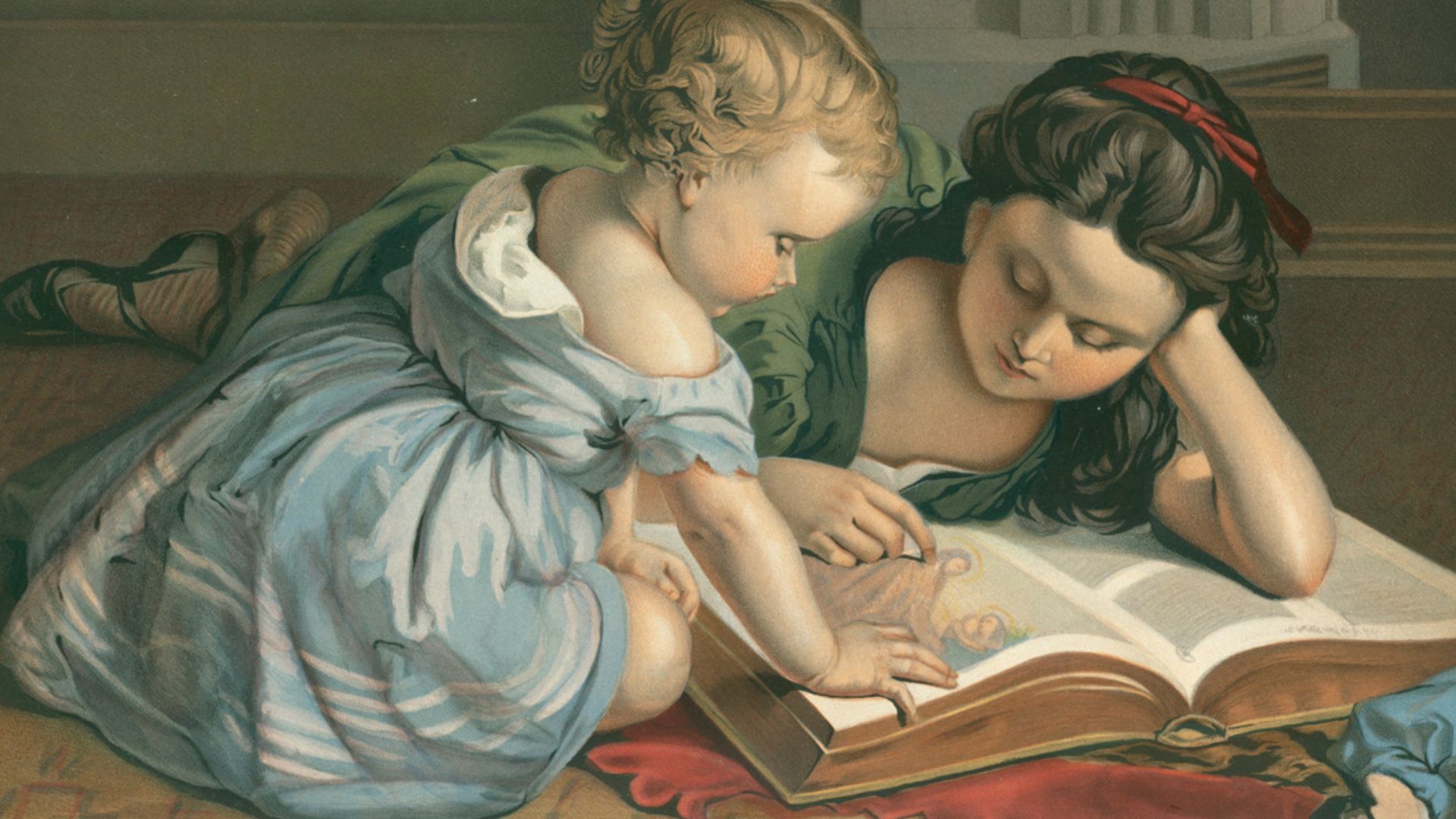 File:The First Bible Lesson by Boston Public Library.jpg