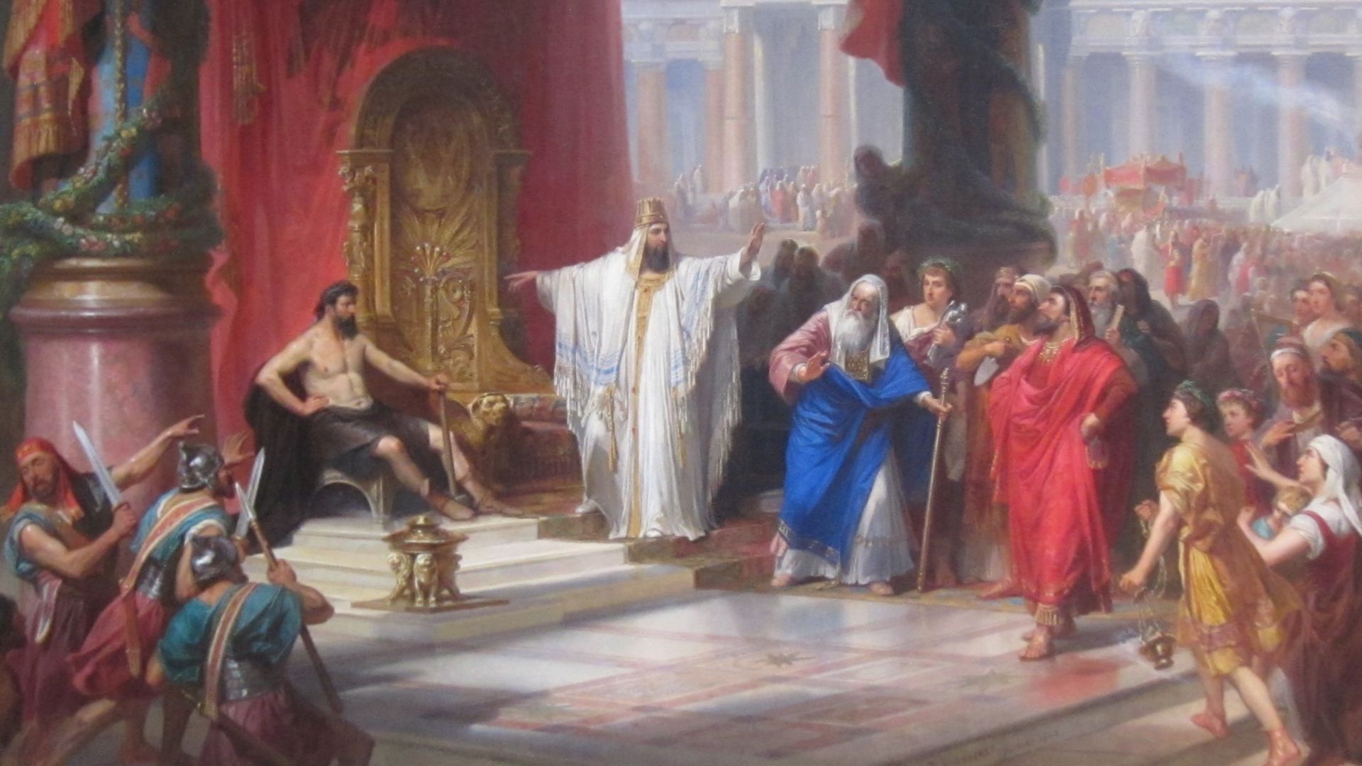 File:'King Solomon and the Iron Worker' by Christian Schussele, 1863.JPG