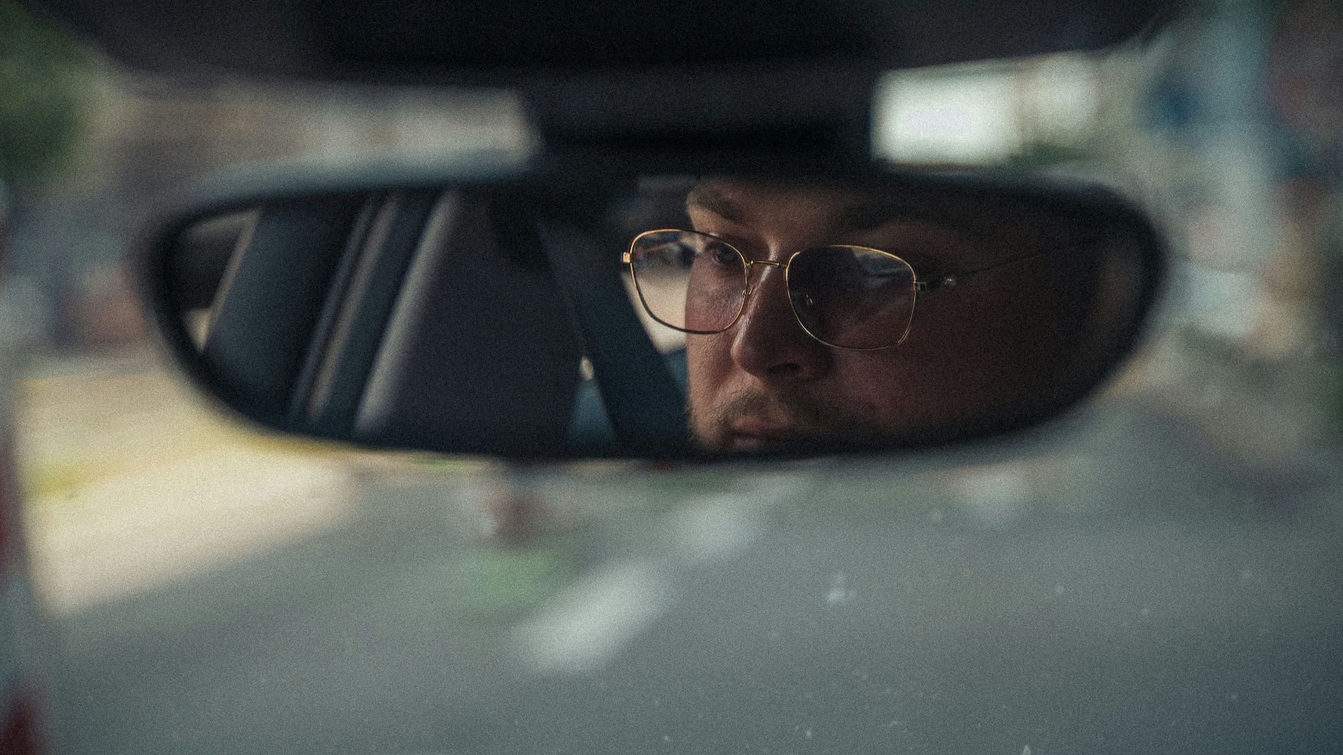 a person wearing glasses