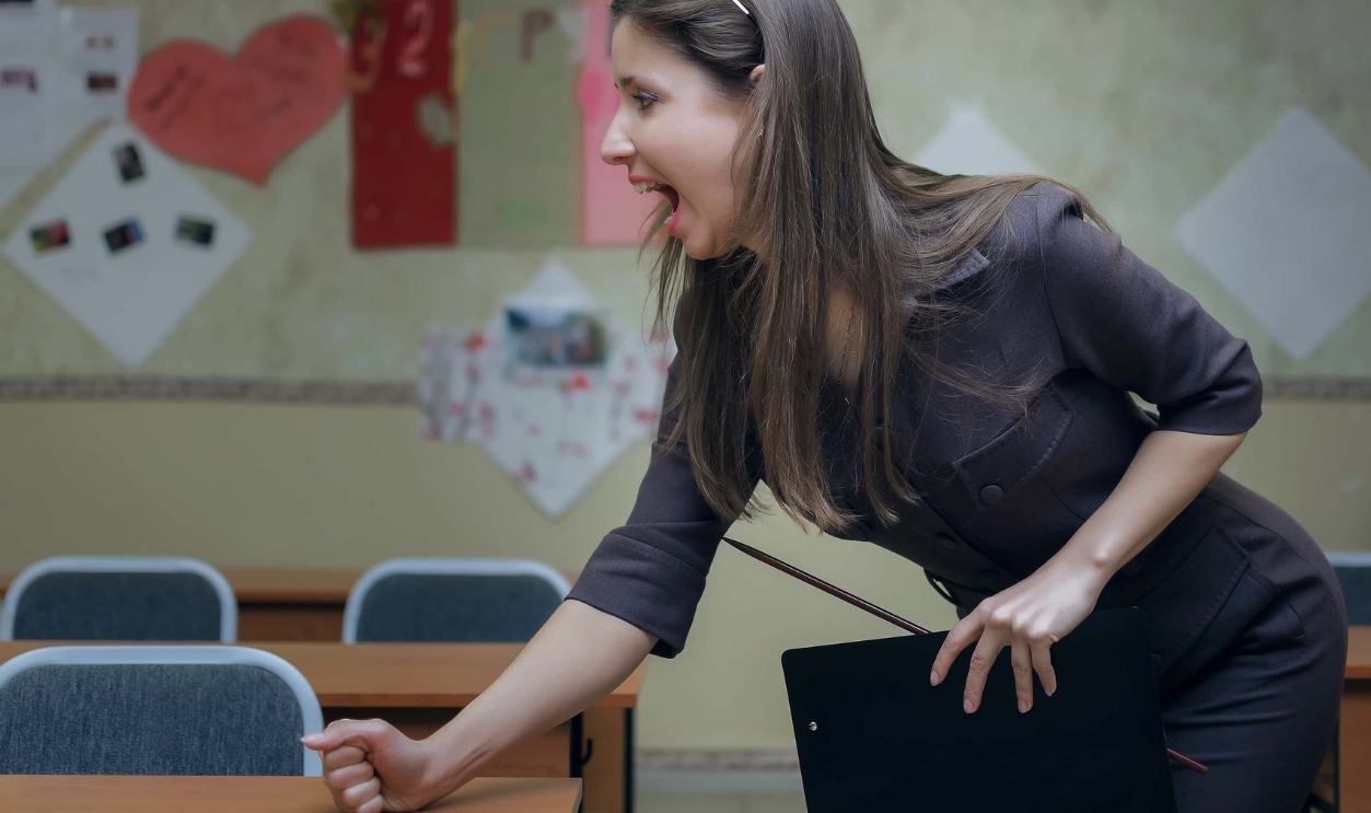 Angry Teacher, Shutterstock, 1193081350