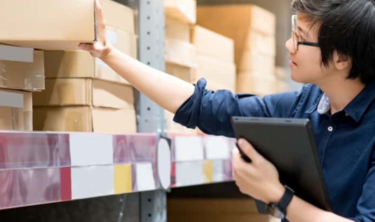 Asian Manager Man Doing Stocktaking Of Products, Shutterstock, 1082032472