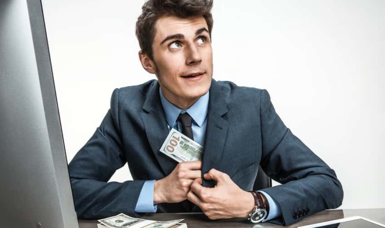 Government Official Stealing Money, Shutterstock, 283664798