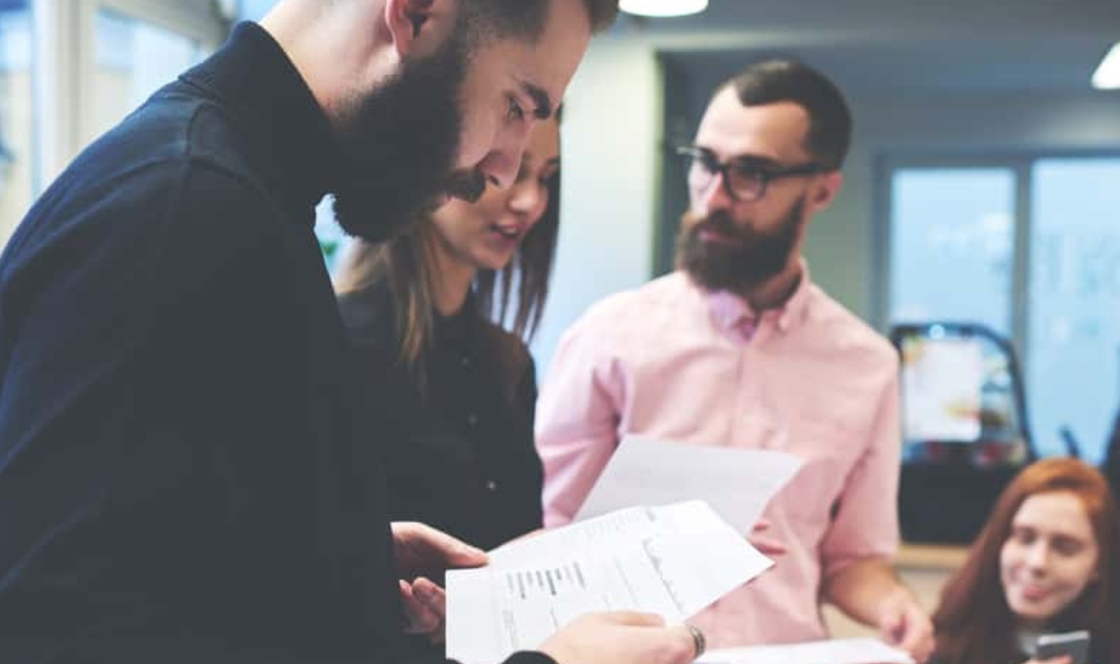 Group Of Colleagues Having Brainstorming, Shutterstock, 577540237