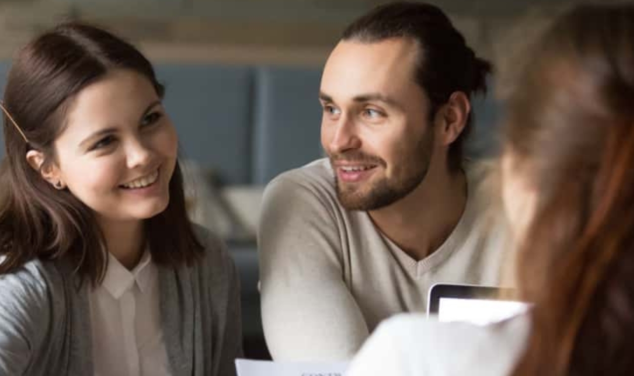 Millennial Couple Planning To Sign Mortgage , Shutterstock, 1079701322