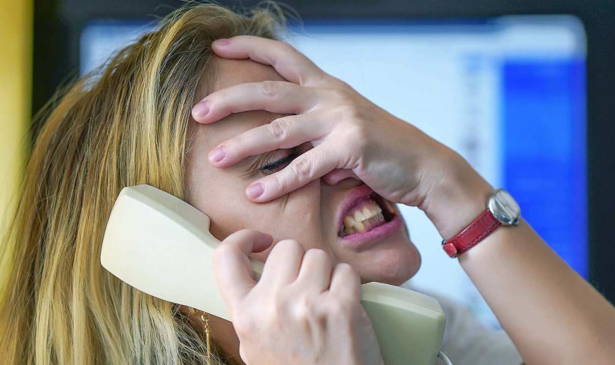 Office Worker On The Phone, Shutterstock, 1563255595