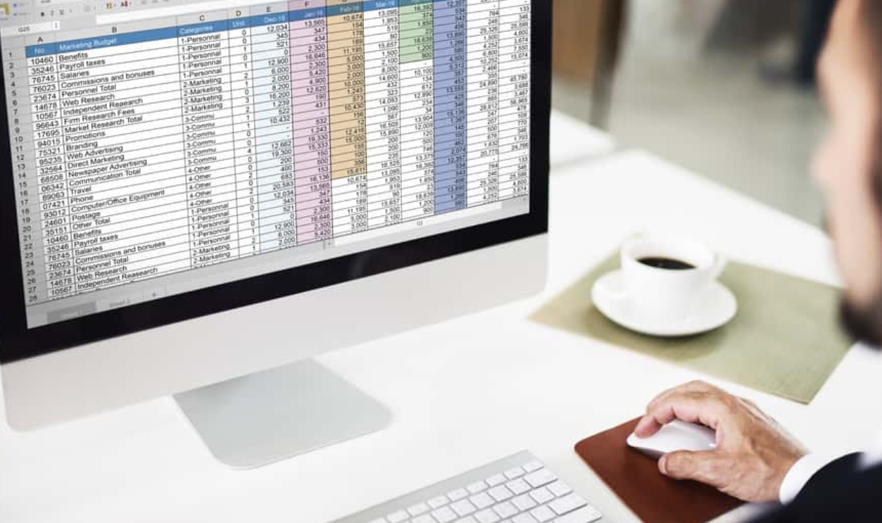 Spreadsheet Marketing Budget Report, Shutterstock, 398020639