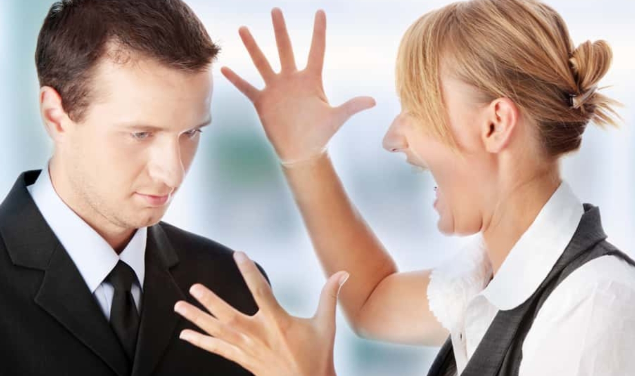 Work Colleagues Arguing In Office, Shutterstock, 54957199