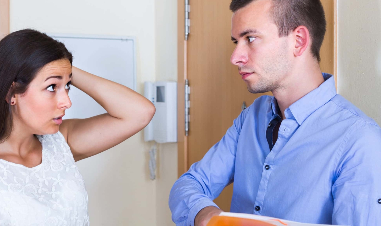 Young Woman And Man Having Argue With Documents, Shutterstock, 600652328