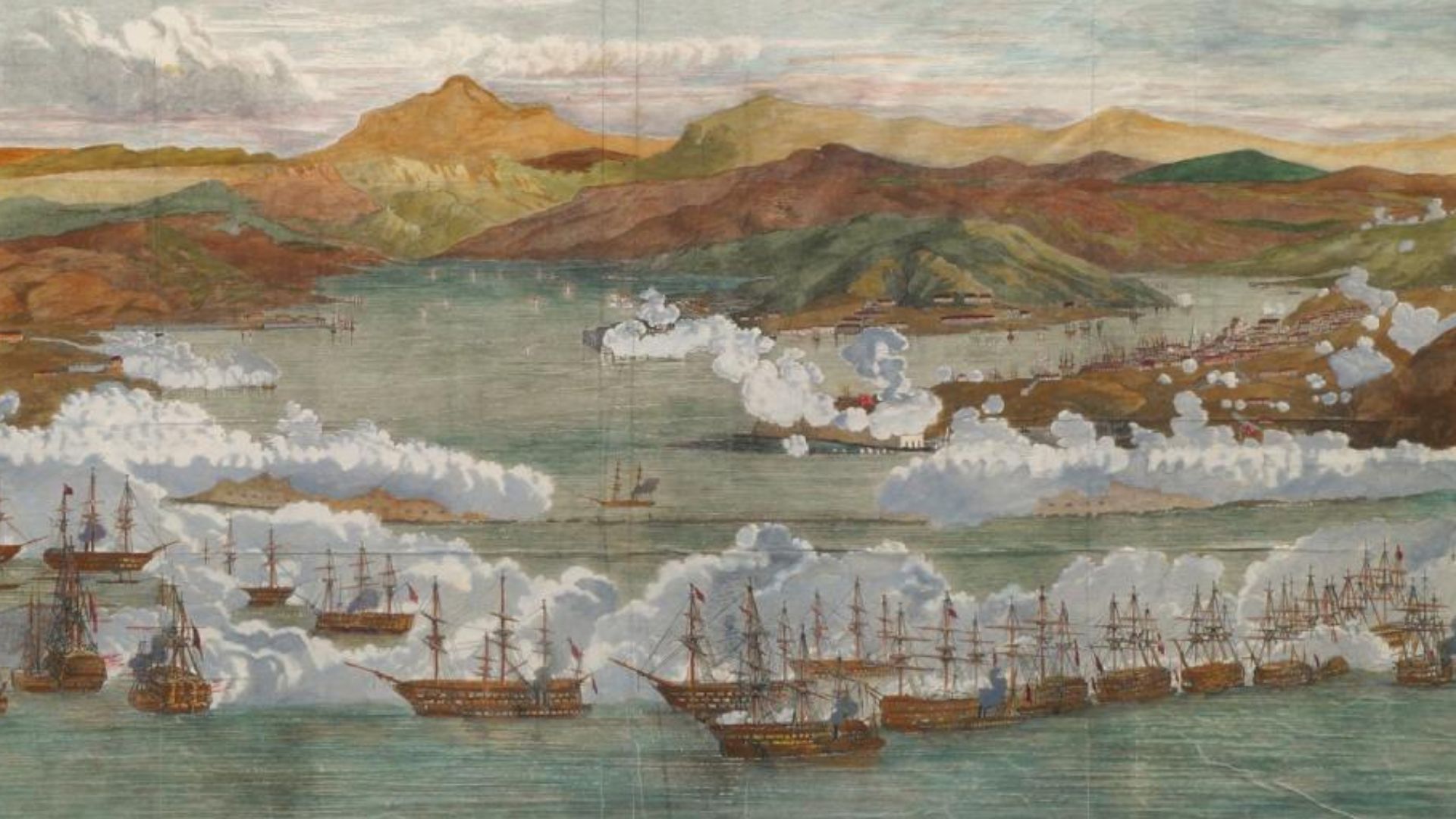 File:Sebastopol, First Day's Attack by the Allied Fleet and Armies of France and England ILN 1855 81730.jpg