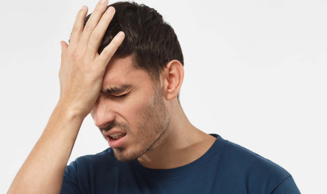 Disappointed Stressed Out Male