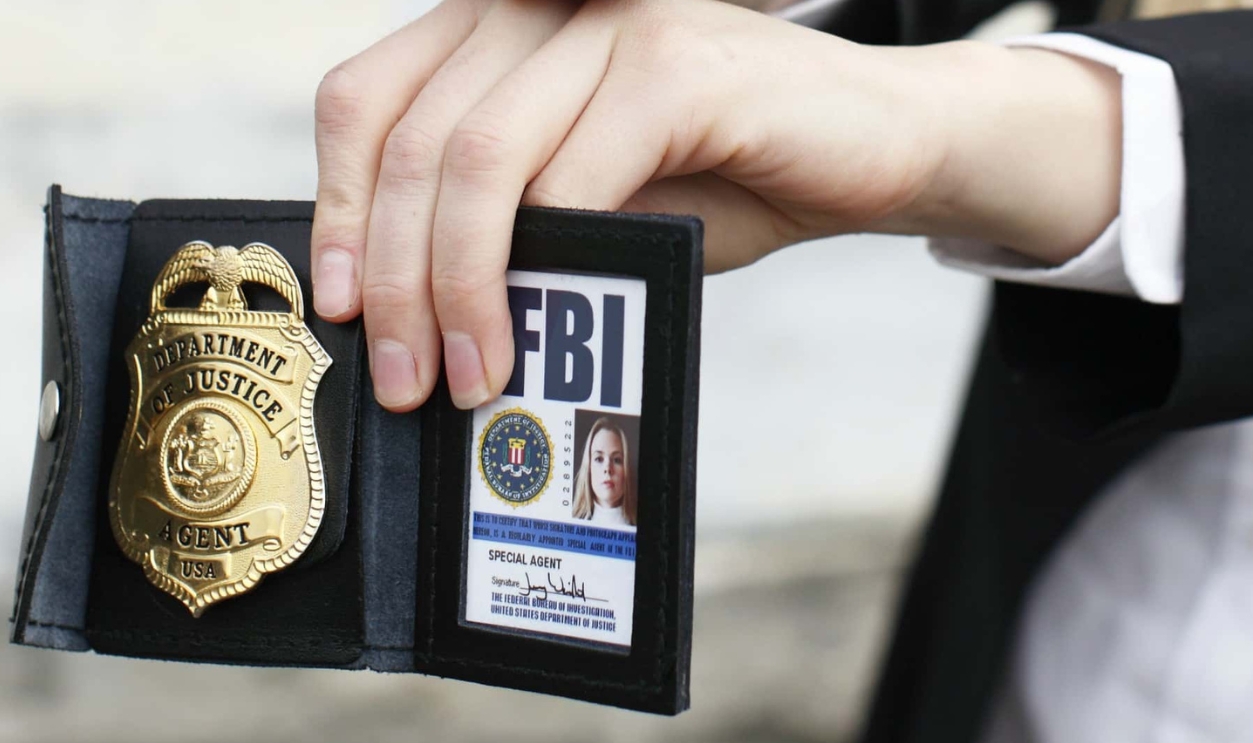 A Sexy Fbi Agent Aiming A Pistol., Shutterstock, 48836032