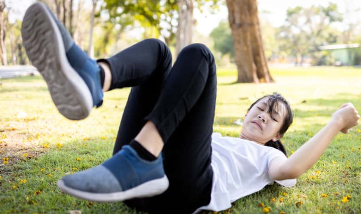 Asian Child Girl Falling Down, Shutterstock, 1686593590
