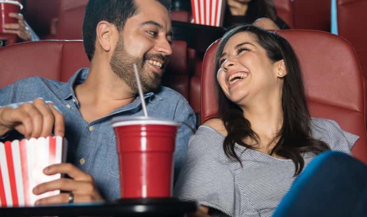Attractive Young Couple Having Fun And Enjoying The Movie, Shutterstock, 684787996